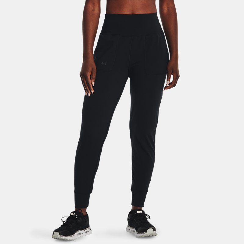 Pantalon de jogging Under Armour Motion pour femme Noir / Jet Gris L